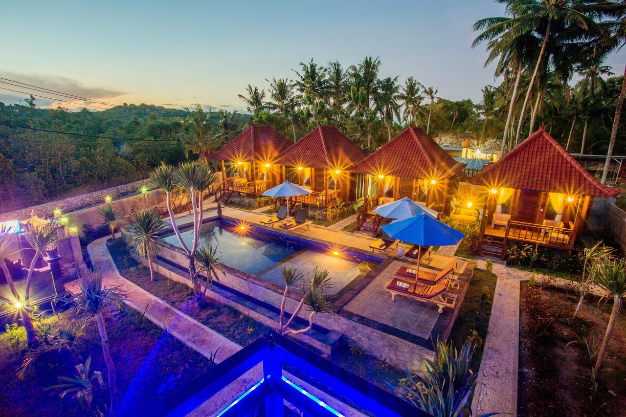 Maha Guru Huts Otel Lembongan Dış mekan fotoğraf