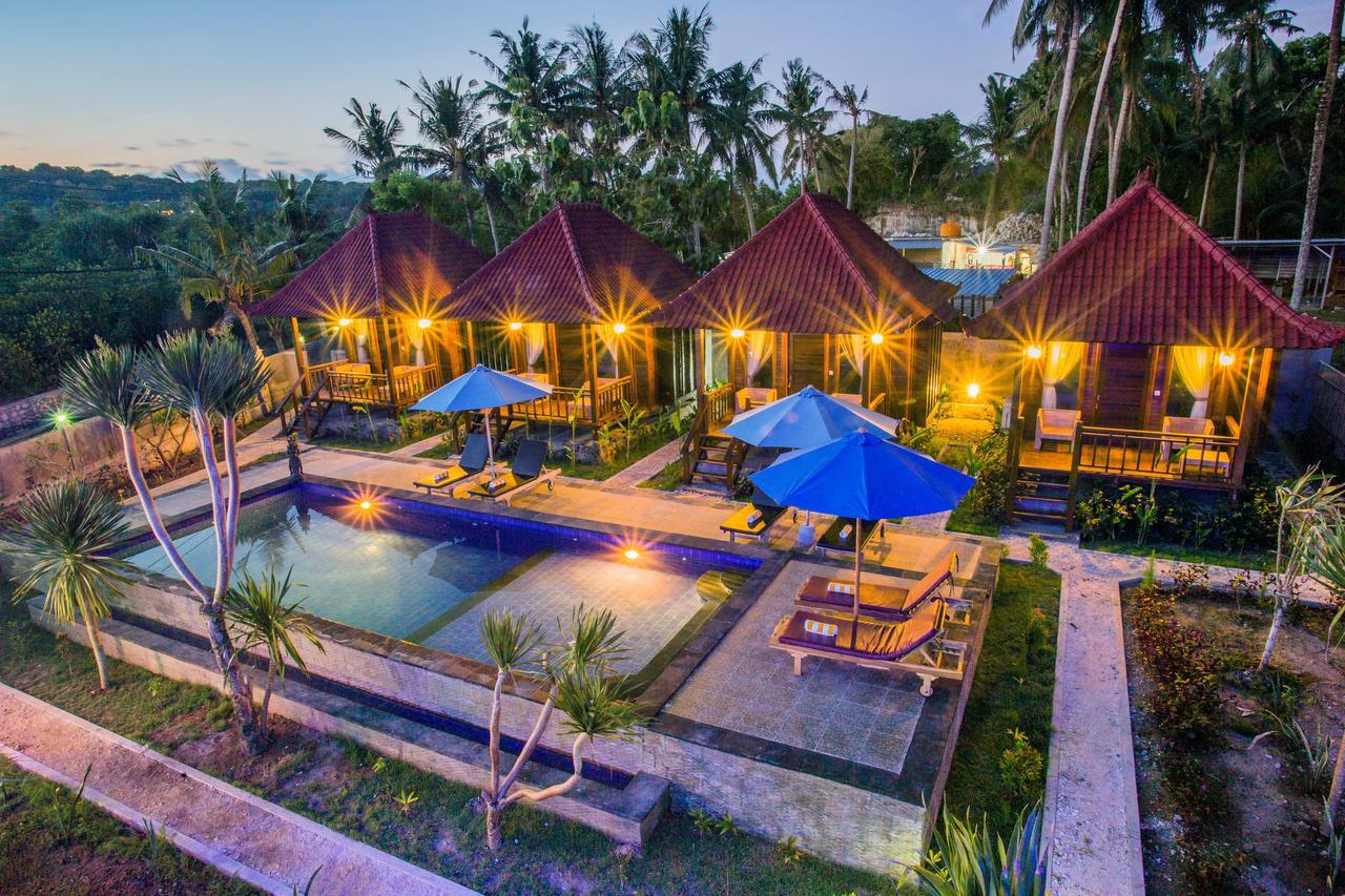 Maha Guru Huts Otel Lembongan Dış mekan fotoğraf